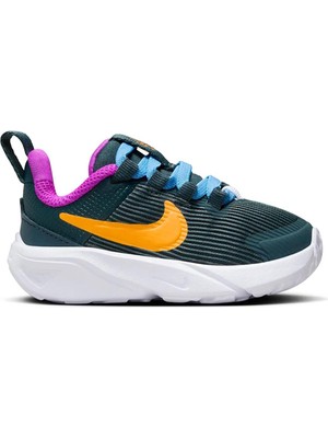 Nike Star Runner 4 Nn (Td) Deep Jungle Running Elastik Bağcıklı Çocuk Yürüyüş Koşu Ayakkabısı Yeşil