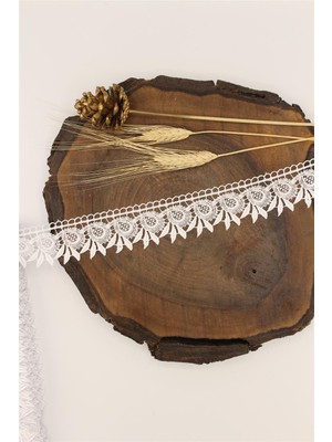 Gül Güpür 3201 - 9 mt Beyaz