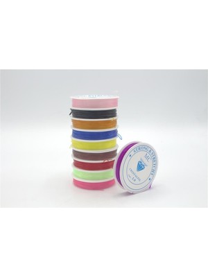 Gül Misina Elastik - 1.0 mm Renkli