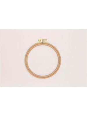 Nurge Ahşap Vidalı Nakış Kasnak No:2 - 8 mm Açık Kahverengi