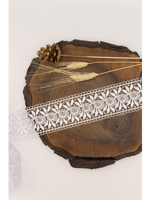 Gül Güpür 3211 - 9 mt Beyaz