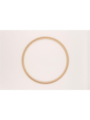 Nurge Ahşap Düz Nakış Kasnak No:6 - 8 mm Açık Kahverengi