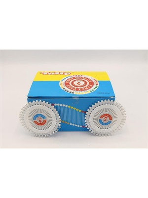 Gül Disk İğne Tulip - Beyaz