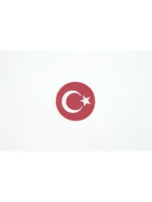 Gül Model 11 Bayrak Aplik - Std Kırmızı