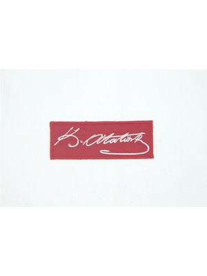 Gül Model 10 Atatürk Aplik - Std Kırmızı