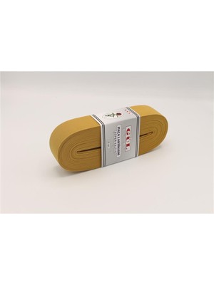 Gül Renkli Lastik 4 cm - 10 mt Hardal