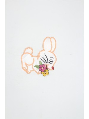 Gül Model 4 Bebek Aplik - Std Turuncu