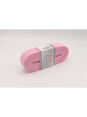 Gül Renkli Lastik 4 cm - 10 mt Bebe Pembe