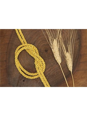 Gül Kordon 5 mm - 30 mt Koyu Sarı