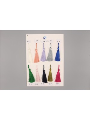 Gül Polyester Püskül - 7 cm Somon