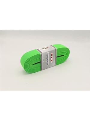 Gül Renkli Lastik 4 cm - 10 mt Neon Yeşil