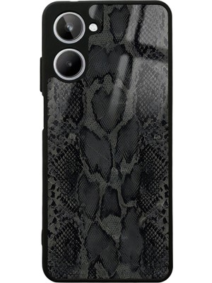 S-Case Oppo Realme 10 Yılan Derisi Tasarımlı Glossy Telefon Kılıfı