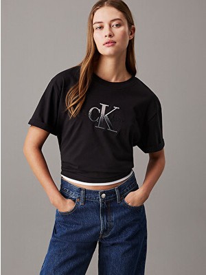 Calvin Klein Embroıdered Monologo Tee