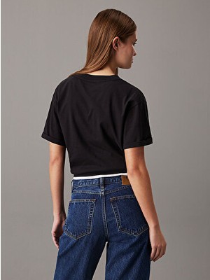 Calvin Klein Embroıdered Monologo Tee