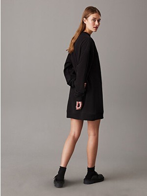 Calvin Klein Embroıdered Monologo Crew Dress