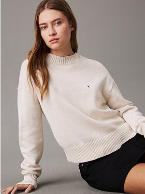 Calvin Klein Monogram Embro Crewneck Sweater