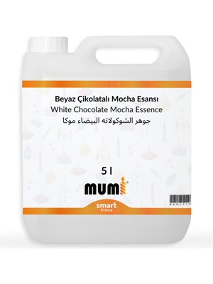 Beyaz Çikolatalı Mocha Mum Esansı 5 Litre