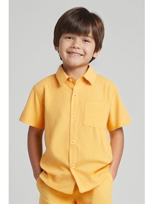 Minojoy Luke Sunset Gold Erkek Çocuk Gömlek