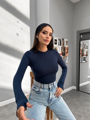 Esra Helvacı Uzun Kollu Basic Body