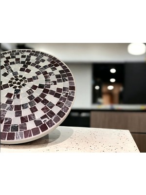 Ada Stili Mozaik Sehpa / Taş Sehpa / Metal Ayaklı Sehpa / Zigon / Yan Sehpa / Sehpa