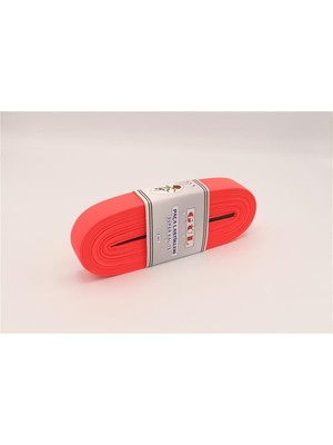 Gül Renkli Lastik 3 cm - 10 mt Neon Pembe