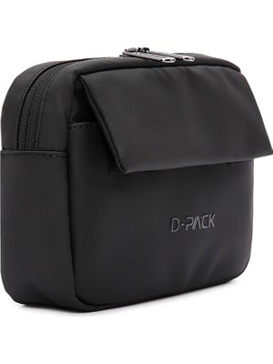 Derimod D-Pack Erkek Siyah Bel Çantası