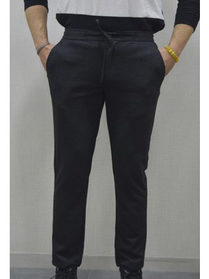 Gilapa Erkek Antrasit Çelik Örme Jogger Pantolon