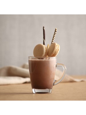 Lav Vega Cam Kupa 6 Kişilik 300 ml Kulplu (Kahve/Çay Bardağı)