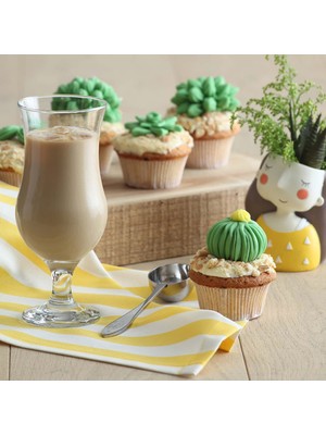 Lav Fiesta Cam Kokteyl Bardağı 6'lı 390 ml (Meşrubat/Smoothie /Milkshake/Soğuk Kahve Bardağı )