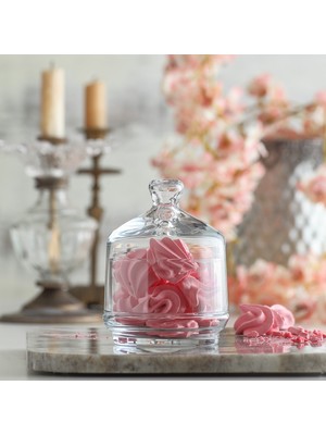 Lav Berry Cam Şekerlik Tekli 285 mlCam Kapaklı