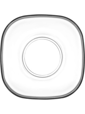 Lav Zen Cam Çay Tabağı 6 Kişilik