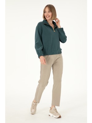 U.S. Polo Assn. Kadın Açık Haki Eşofman Altı 50292399-VR183