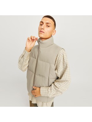 Jack & Jones Erkek Dik Yaka Puffer Yelek - Vesterbro