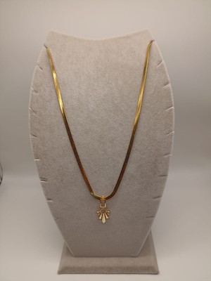 Tılsım Accesories Çelik Kolye+ Zirkon Charm Gold