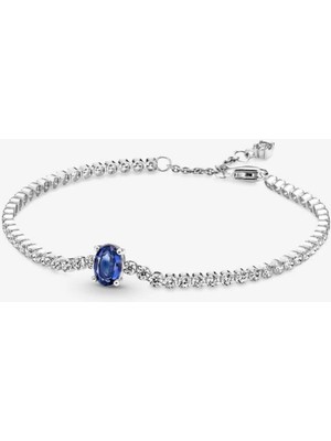 Tarz Işıltılı Pavé Tenis Bilezik