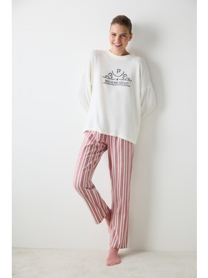 Penti Aria Soft Ekru Sweatshirt