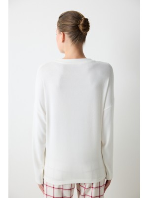 Penti Aria Soft Ekru Sweatshirt