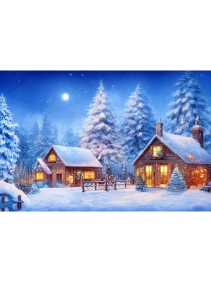 Aden Kış Temalı Kanvas Tablo