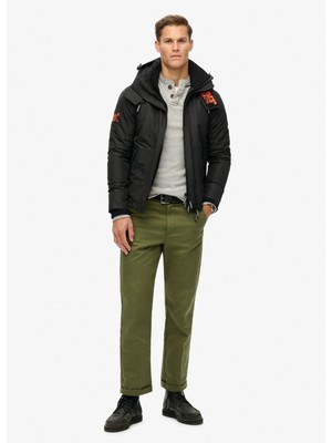 Superdry Siyah Erkek Mont M5011921A02A_HOODED Mtn Wındbreaker