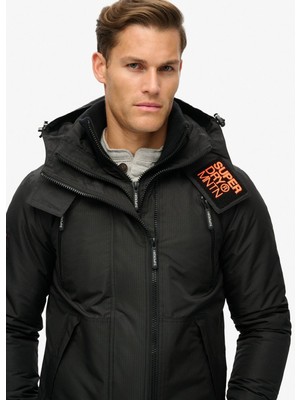 Superdry Siyah Erkek Mont M5011921A02A_HOODED Mtn Wındbreaker