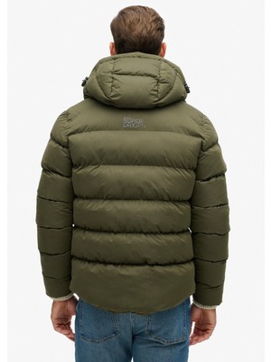 Superdry Haki Erkek Mont M5011907AZC3_HOODED Mıcrofıbre Spor