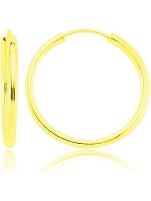 Cey jewelry ​gümüş Altın Kaplama Halka Küpe