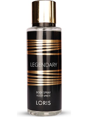 Loris Legendary Body Sprey 250 ml Modern Erkekler İçin Şık ve Ferahlatıcı Koku