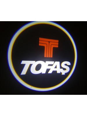 Femex Tofaş Araçlar Için Pilli Yapıştırmalı Kapı Altı LED Logo