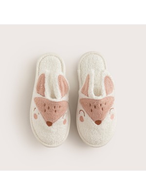 Tilki Terlik Vanilya