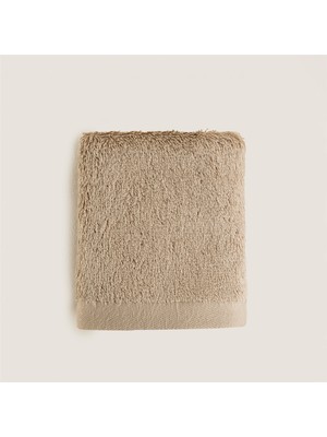 Chakra Solid El Havlusu 30 x 50  cm  Koyu Bej