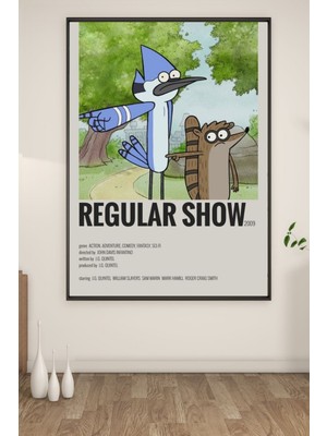 Bs Baskı A3 Regular Show Baskılı Poster