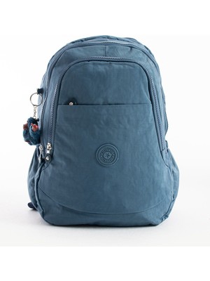 Çanta Trend Su Geçirmez Kumaş Mavi Renk  Çanta Yükseklik 40CM Genişlik 28CM