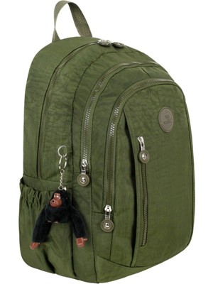 Çok Gözlü Laptop Bölmeli  Suya Dayanıklı Kumaş Unisex Büyük Boy Sırt-Okul Çantası