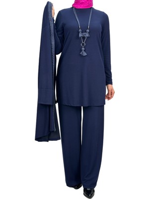 ottomanwear.com Büyük Beden Ikili Takım Lacivert OTW43824